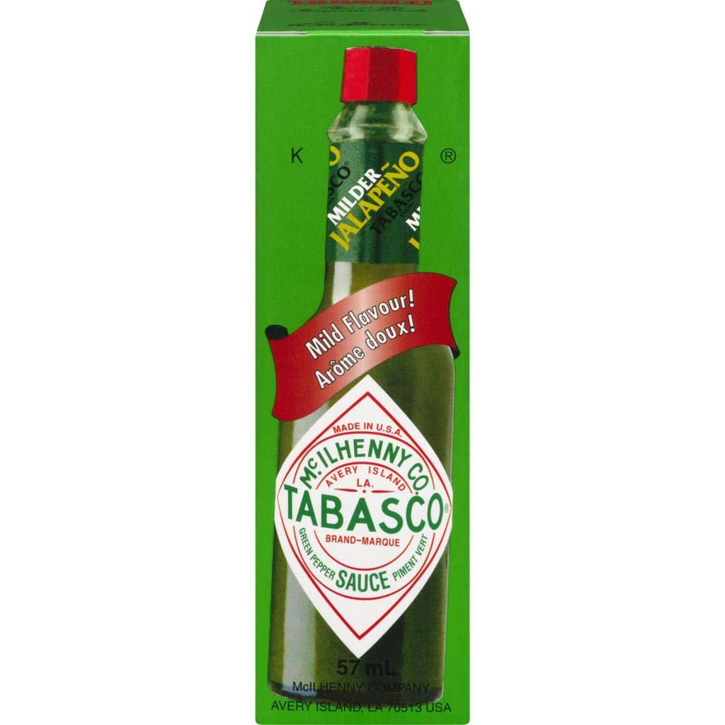 Tabasco Green Jalapeno Sauce - Mild Tangy Pepper Flavor